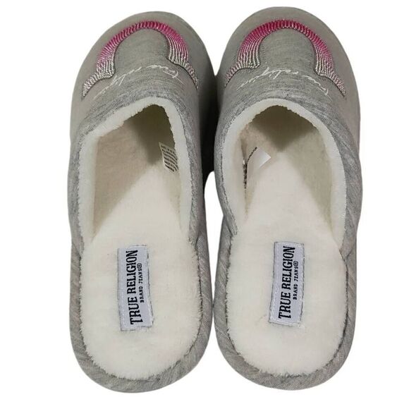 True Religion Rhinestone Slippers -M - Picture 3 of 5